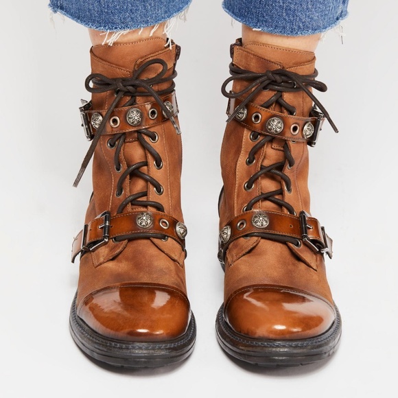 Free People Shoes - Free People Combat Boots “Dawson” FP Collection